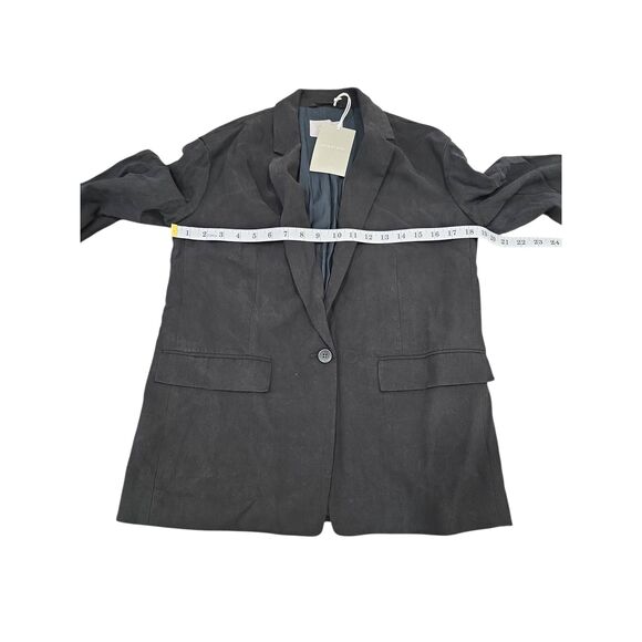 Everlane Oversized Blazer Black Lyocell Size 0 Women’s – Relaxed Minimalist Jack - Picture 8 of 11
